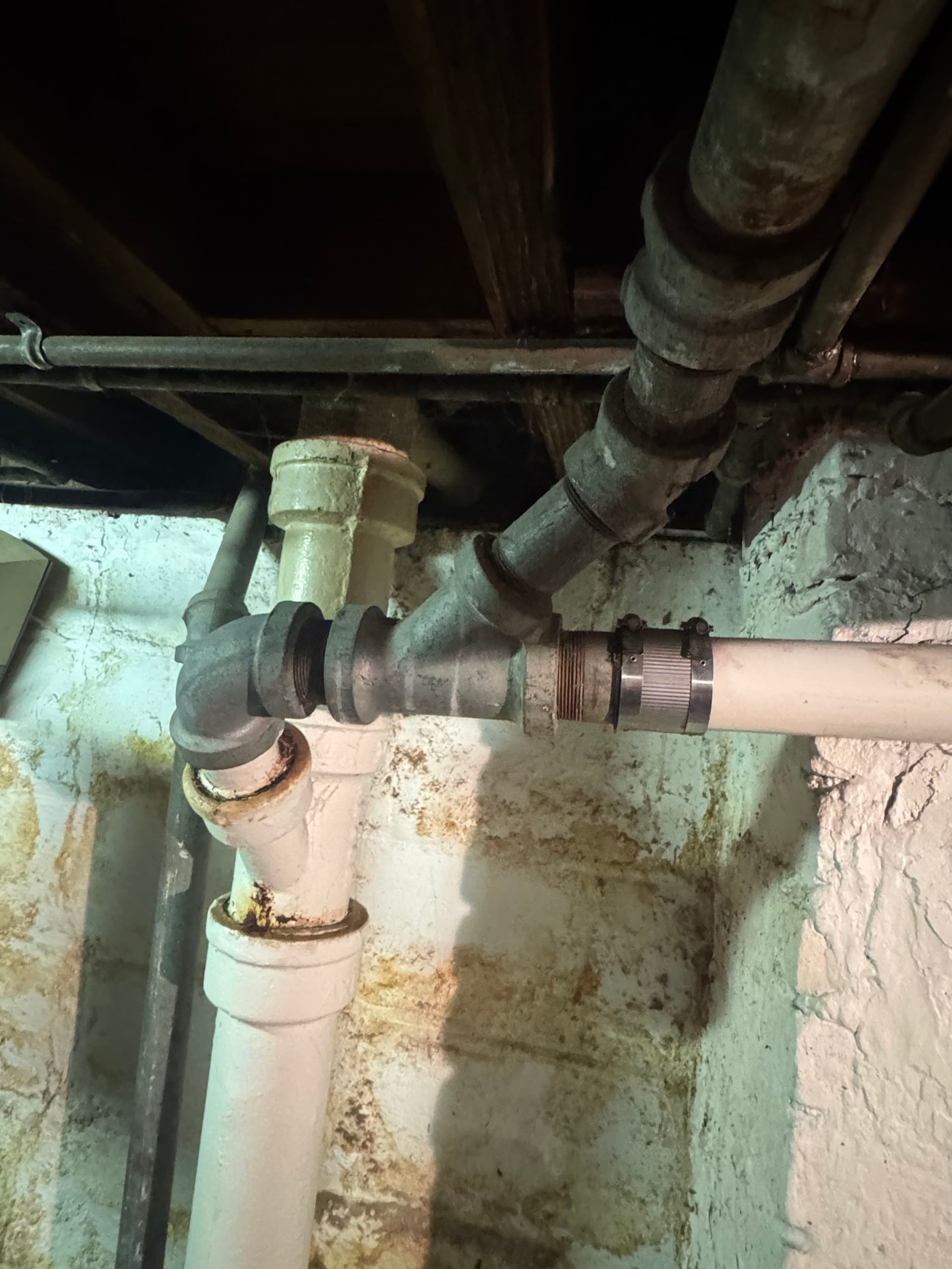 Gallery photos for Old Galvanized Drain Lines Replaced with PVC in Staten Island: Image #2