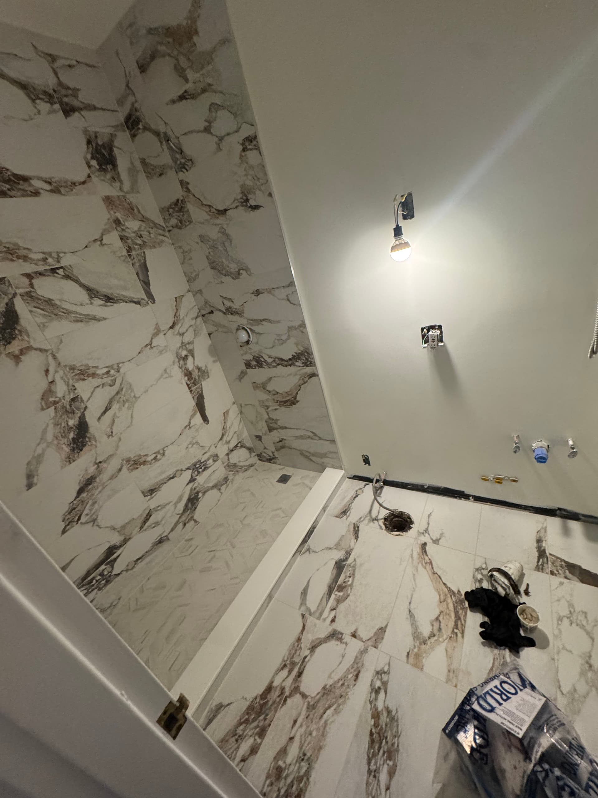 Gallery photos for NYC Bathroom Gut Renovation - Old Tub Out, Stand-Up Shower In: Image #7