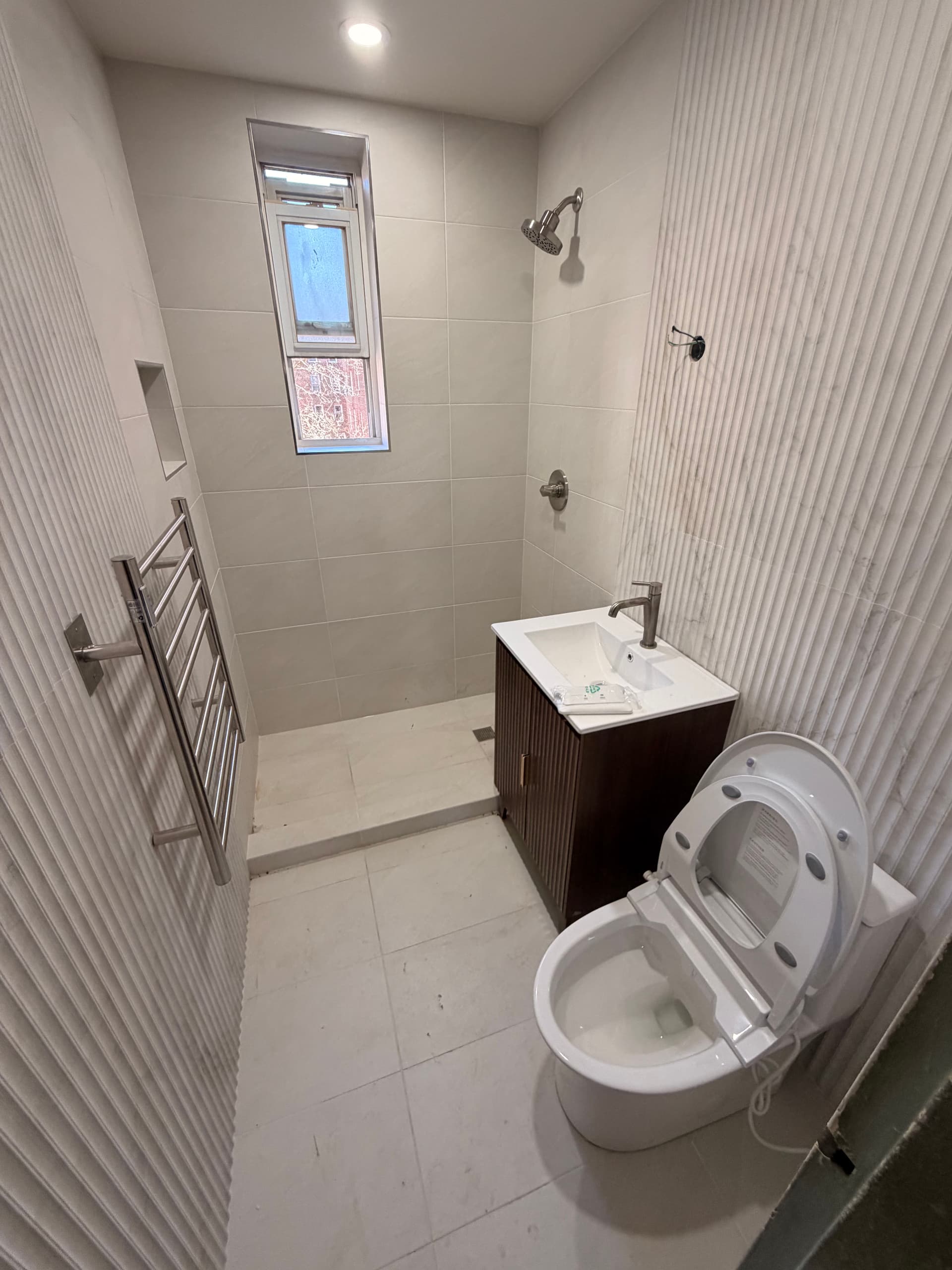 Gallery photos for Tub to Stand-Up Shower Full Bathroom Gut in Queens: Image #7