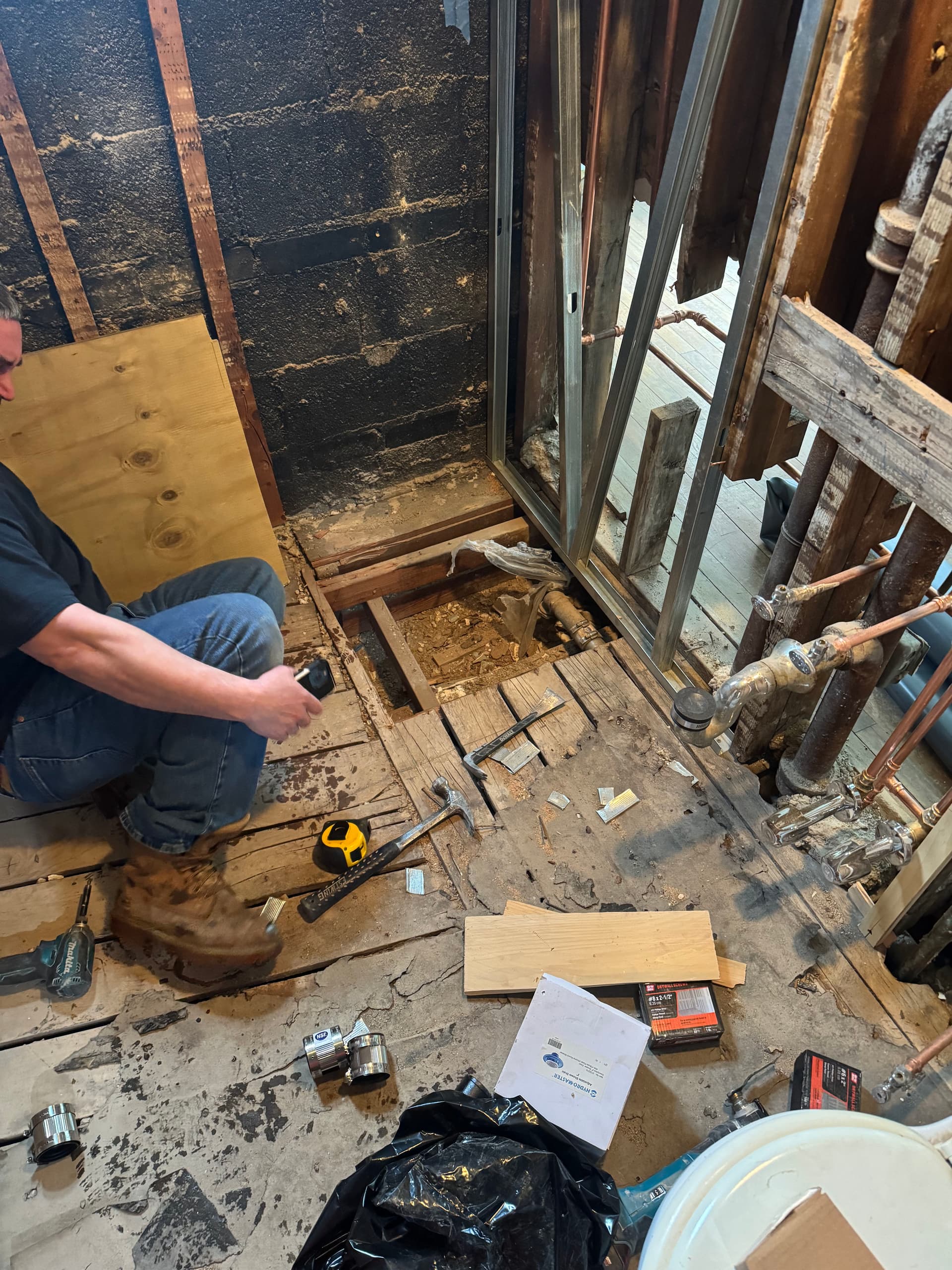 Gallery photos for Tub to Stand-Up Shower Full Bathroom Gut in Queens: Image #6