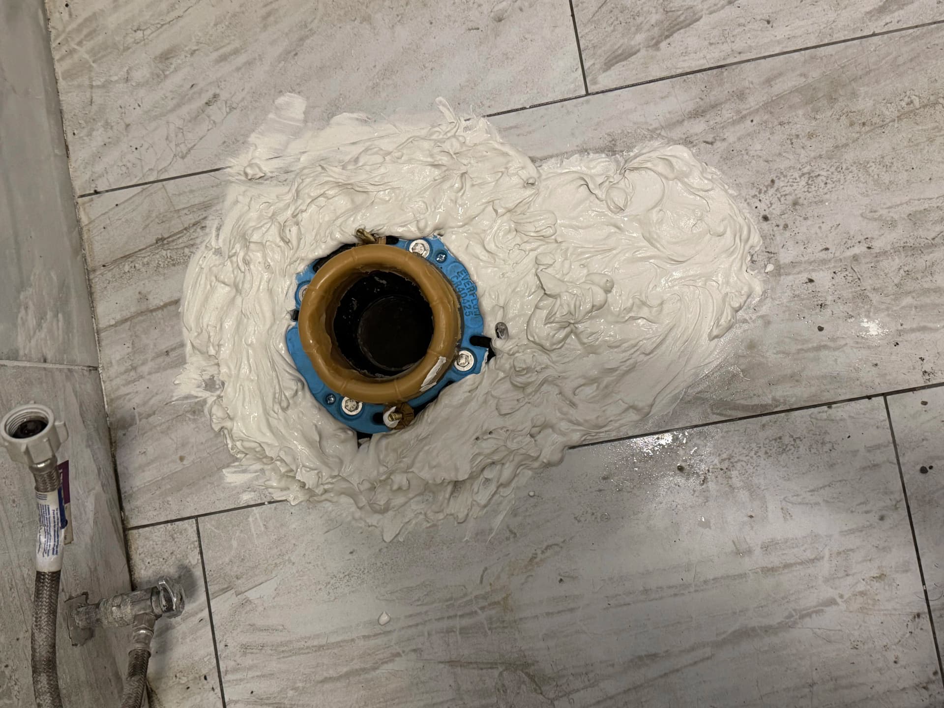 Gallery photos for Loose Toilet Flange Fixed After a Shortcut Install Failed: Image #6