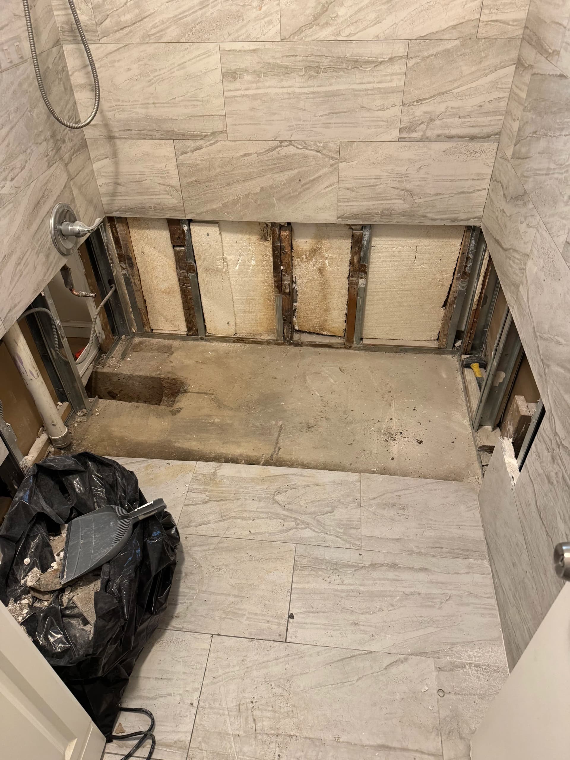 Gallery photos for Cast Iron Tub Removal and Full Bathroom Repair in Staten Island: Image #4