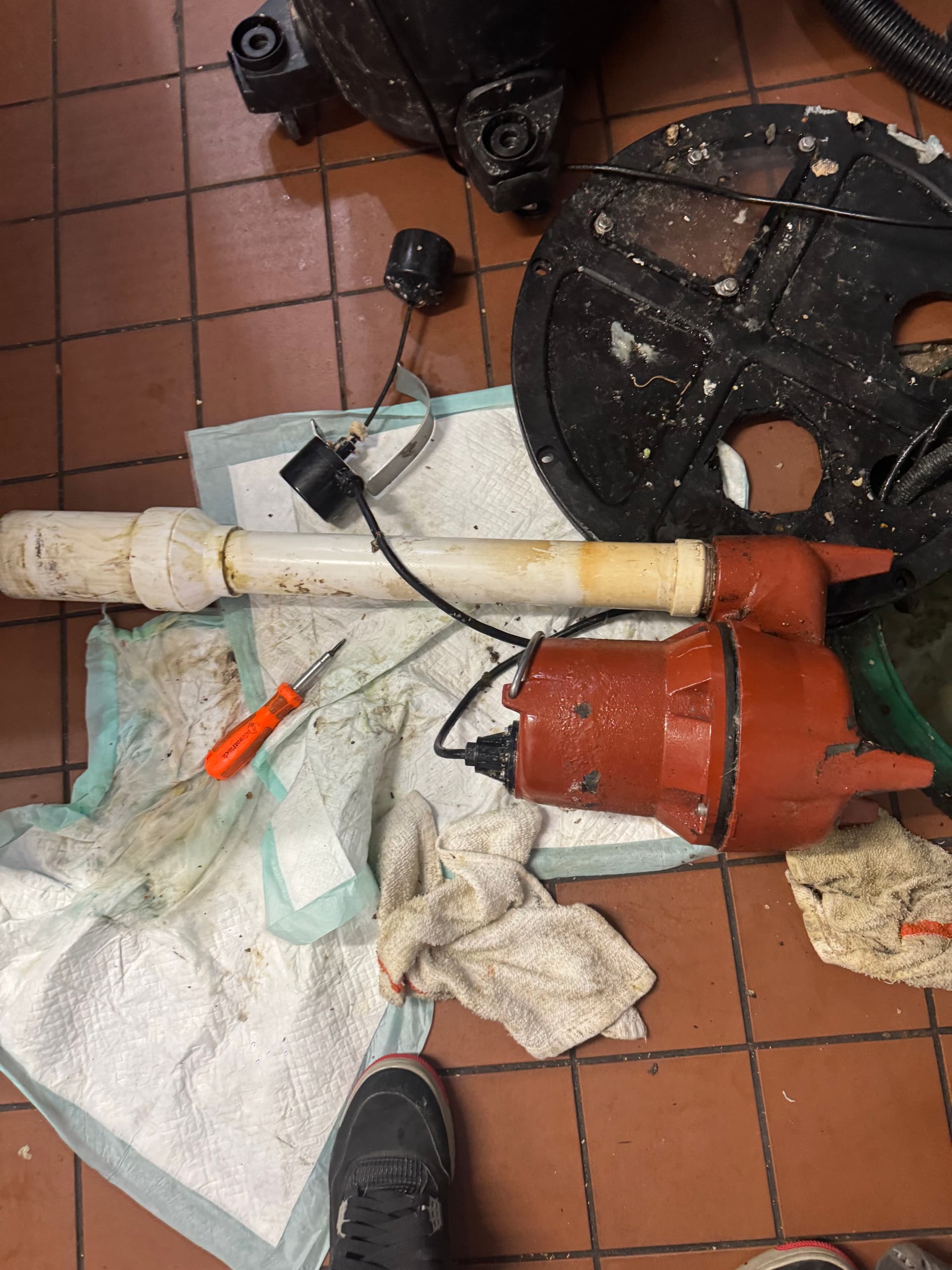 Gallery photos for Brooklyn Restaurant Sump Pump Float Replacement Fixed a Nasty Backup: Image #1